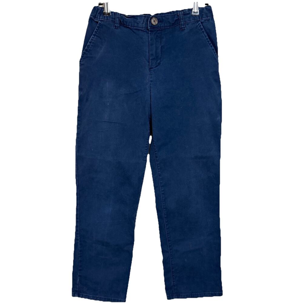Cat‎ & Jack Boy's Chino Pants Sz 14 25" inseam Navy Blue Adjustable Waist